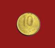 Moneta 10 centavo 2011, Argentyna