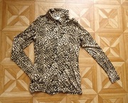 H&M Bluzka damska Panterka Modal S