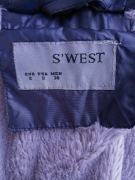 Modna kurtka damska S'WEST rozm. S (38) granatowo-szara.