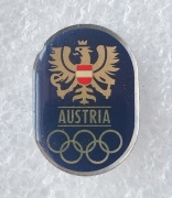 Przypinka Olimpijska Austria NOC Herb Igrzyska