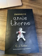 Książka zniknięcie Annie thorne