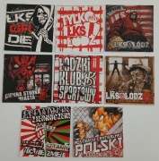 ŁKS Łódź vlepki GKS Tychy Lech Poznań