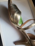 ZŁOTE SANDAŁY OBCAS  36 