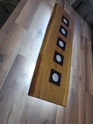 Lampa sufitowa dębowa deska led