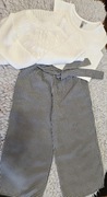Komplet sweter spodnie bluzka 7 - 8 lat