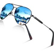 Dada-Pro Męskie Okulary Przeciwsłoneczne Aviator Polaryzacja UV400