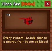 GROW A GARDEN - DISCO BEE