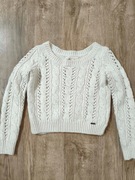 Kremowy Sweter Hollister XS