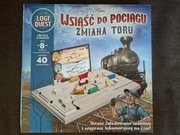 Gra planszowa łamigłówka Rebel Wsiąść do Pociągu - Zmiana toru Jak Nowa 