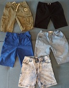 Krótkie spodenki szorty 146/152 chłopięce na lato