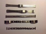 5 bransoletek do damskich zegarków na szer. mocowania 12 mm