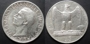 Włochy 5 lirów 1929, srebrna moneta srebro