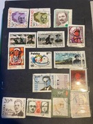 Kolekcja znaczków pocztowych - Polska, Czechosłowacja, Rosja, CCCP