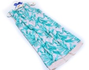 Sukienka H&M**Prosta Lekka Beż Liście**36/S/38/M