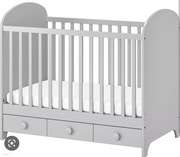 Kompletne łóżeczko Ikea gonatt drewniane gratisy