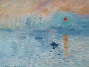 Impresja, wschód słońca Claude Monet impresjonizm 
