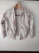 dziewczęca letnia kurtka bomberka ortalionowa pilotka bluza zasuwana