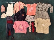 Ubranka dla dziewczynki paczka 16 sztuk rozmiar 98