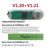 Klucze USB do PCMFlash 1.20 + 1.21