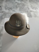 Kapelusz wojskowy podhalański, 417a/mon, stan bdb, rozmiar 57