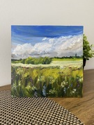 Obraz olejny ręcznie malowany lato