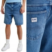 Męskie Jeansowe Spodenki Lee 90'S Short Relax Worn Loose L72OKEB85 W32 32