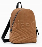 DESIGUAL PLECAK PSICO LOGO MOMBASA btązowy