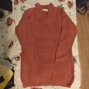 Nowy fantastyczny sweter, kolor ceglasty