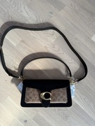 Torebka Coach Signature Tabby 26 czarna brązowa