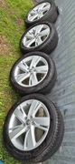 koła astra j,astra k,chevrolet 5x105 215/50/17.top stan.opony 22r,7mm