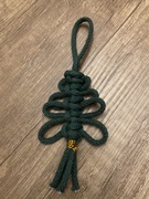 Makramowa ozdoba świąteczna 