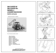 CASE 580 Super M Plus Series 2 Parts Catalog Katalog części,schematu budowy
