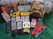 Nintendo Switch V2 256GB - zestaw z grami+pad+akcesoria