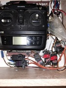 Sanwa SD 5G 2,4GHZ łódź zanętowa lotnicza, serwa