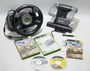 kierownica do konsoli xbox classic + 2 gry