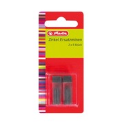 HERLITZ Rysiki grafitowe do cyrkla 2mm 10szt 