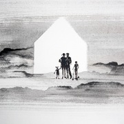 Rysunek|Rodzina | tusz|30 x 30 cm.