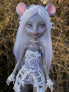 monster high lalka mouscedes ooak custom repaint