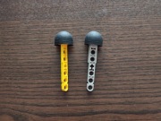 Elementy Lego 32133ac01, old light gray, yellow lata 90 i 2000