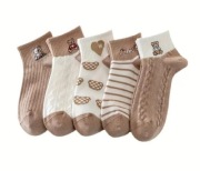 5x Skarpetki Dziewczęce dziecięce miś mix kolorów 