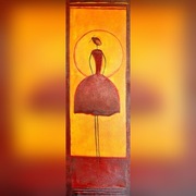 13a BALETNICA obraz na płótnie RĘCZNIE MALOWANY