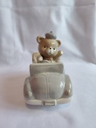 Miś skarbonka porcelanowa