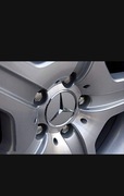 Mercedes Benz dekielki 4szt czarny 75mm Kołpak do Mercedesa
