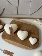 Świeca sojowa zestaw 3szt serce Amour prezent |noya