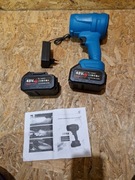 DMUCHAWA POWIETRZA AKUMULATOROWA + 2X BATERIA MOCNA DO KURZU AUTA SAMOCHODU