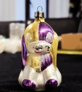 Bombki PRL PIESEK  kształtka retro vintage PIES retro vintage 