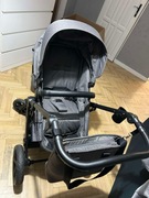 Wózek 3w1 Kinderkraft A-Tour czarny, Odcienie szarości i srebra