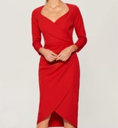 Sukienka wizytowa czerwona MOHITO