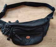 SASZETKA /NERKA MĘSKA DUŻA_SKÓRZANA CZARNA