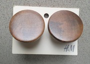 H&M Home Uchwyty gałki do mebli z drewna DUŻE